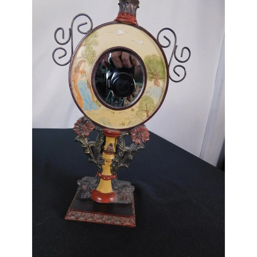 Ornate Convex Lady Mirror 11